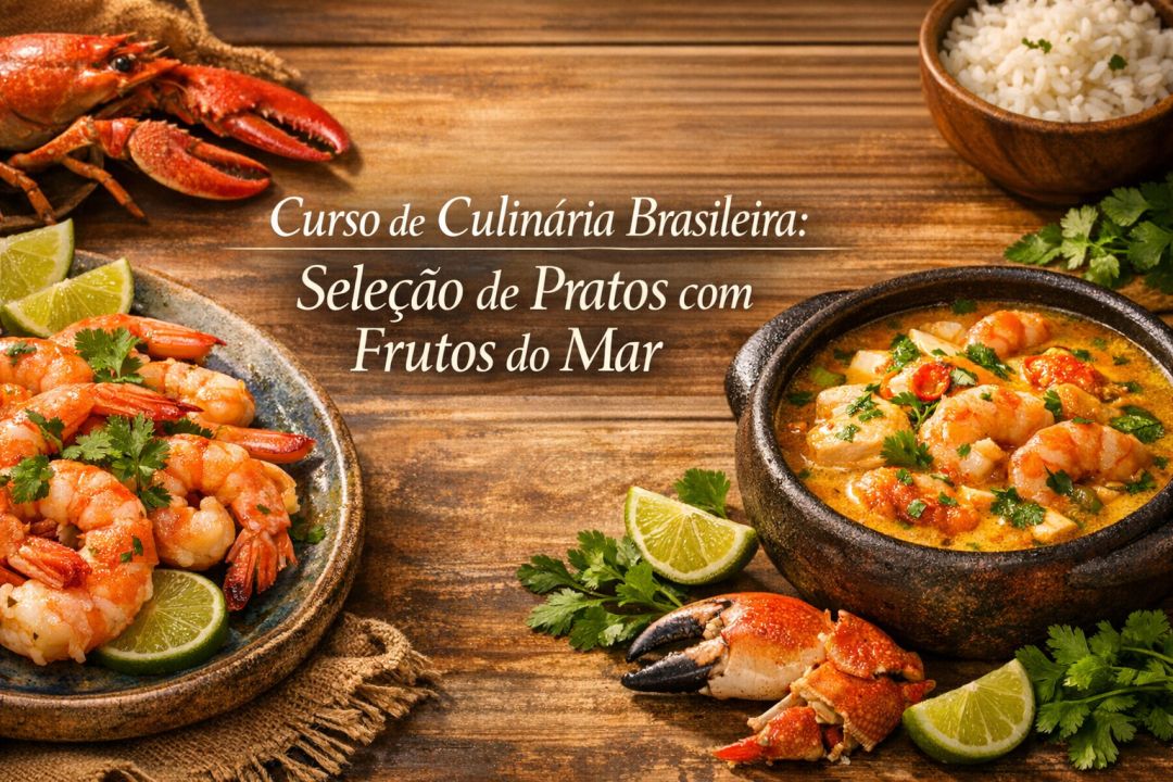 Curso de Culinária Brasileira: Seleção de Pratos com Frutos do Mar